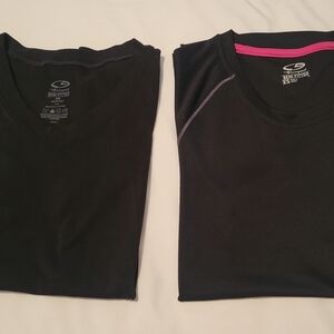 Two C9 by Champion semi-fitted tees Sz XS